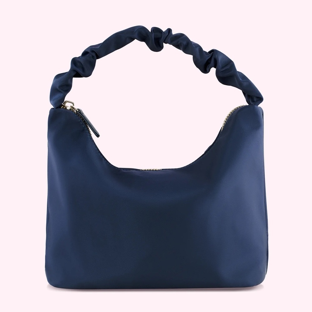 Stoney Clover Lane Scrunch Handle Bag - Navy - Picture 2 of 7